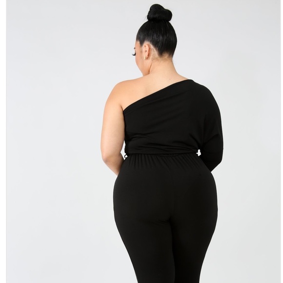 *New* Diva Drape Jumpsuit - Picture 3 of 4